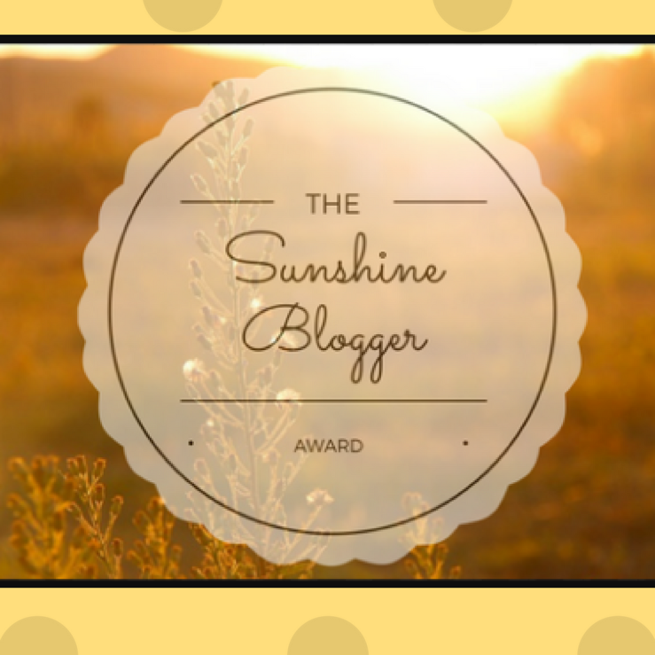 Sunshine blogger award